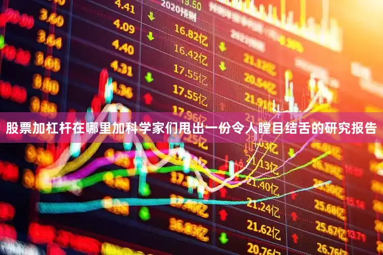 股票加杠杆在哪里加科学家们甩出一份令人瞠目结舌的研究报告